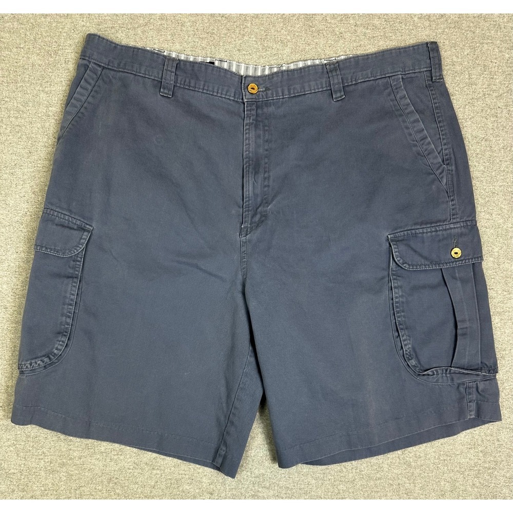 Paul Fredrick Short Men 40 10" Blue Cargo Casual Outdoor Utility Resort Vacation